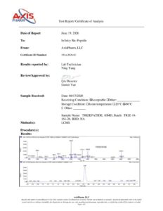 GLP-2T 10mg COA — page 1