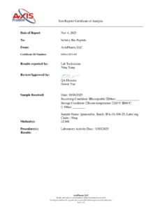 Ipamorelin 10mg COA — page 1
