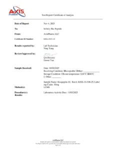 Kisspeptin 10mg COA — page 1