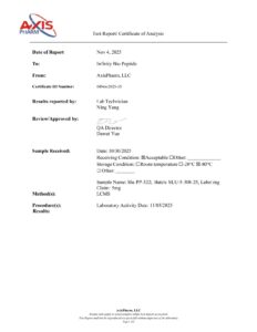 SLU-PP-332 COA — page 1